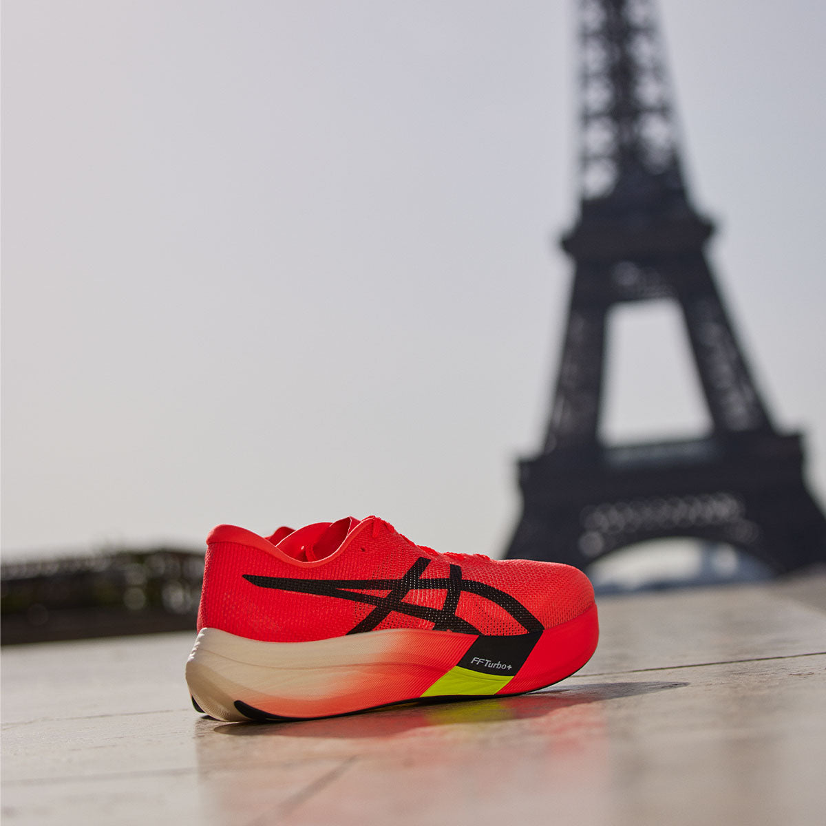 Asics Metaspeed Sky Paris Unisex Sunrise Red Black נעלי מטה ספיד סקיי פריז יוניסקס