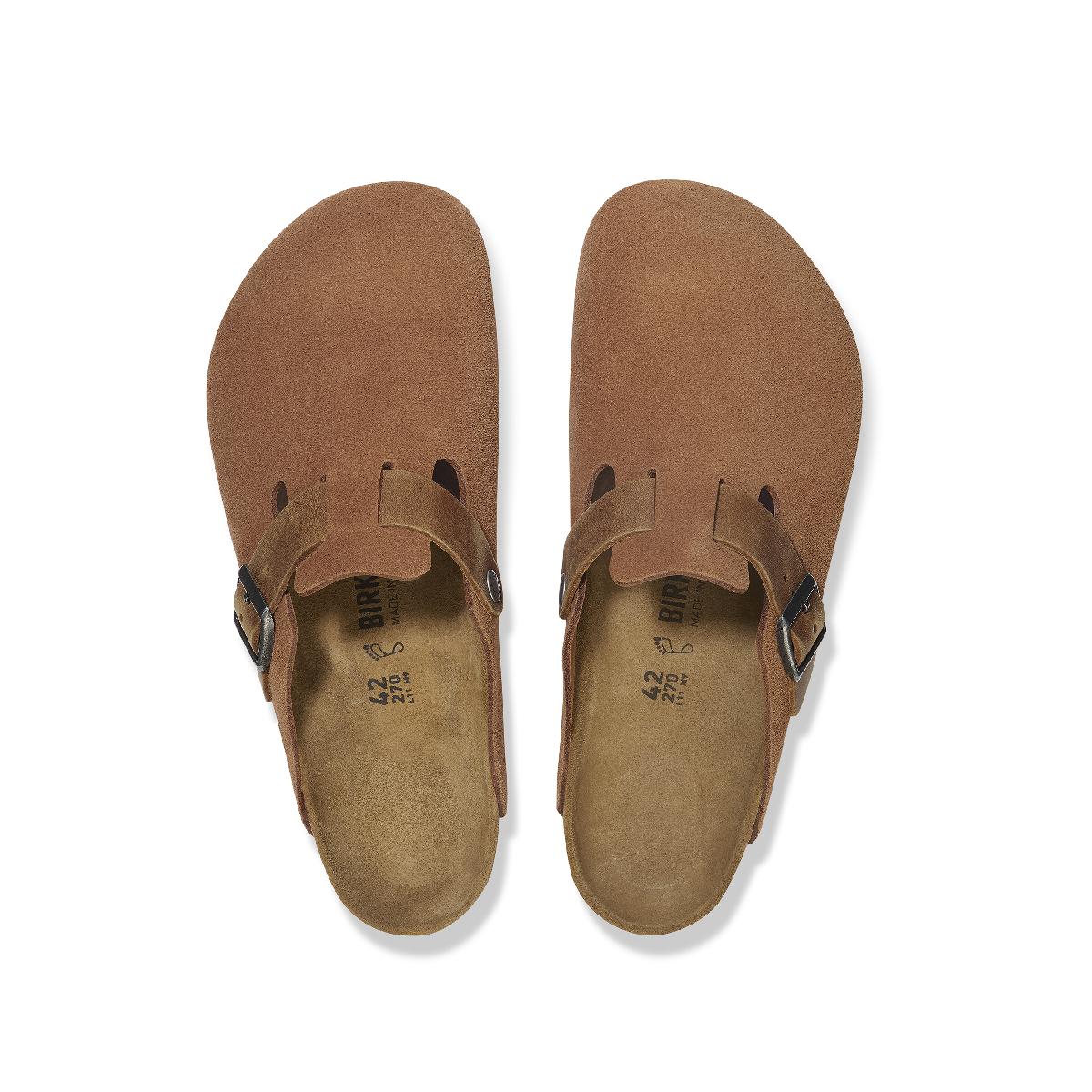 Birkenstock Boston BS Cognac כפכפי גברים בוסטון קוניאק