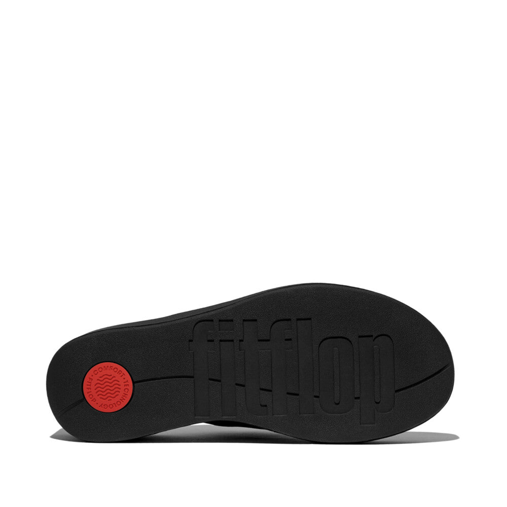 Fit Flop Platfforms Wedge Toe Post Sandals All Black פלטפורמה וודג`ס טו פוסט שחור