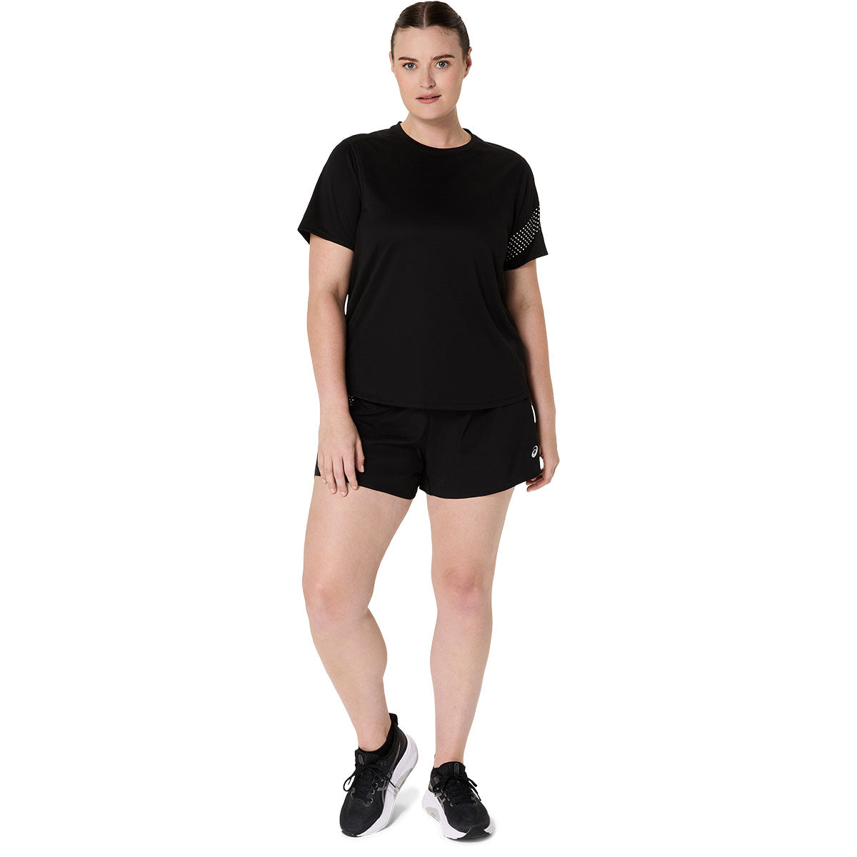 Asics Icon Ss Top Women Performance Black חולצת ריצה לנשים אסיקס