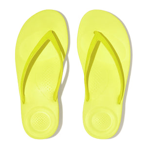 Fit Flop Iqushion Sparkle Electric Yellow פיט פלופ כפכפי נשים