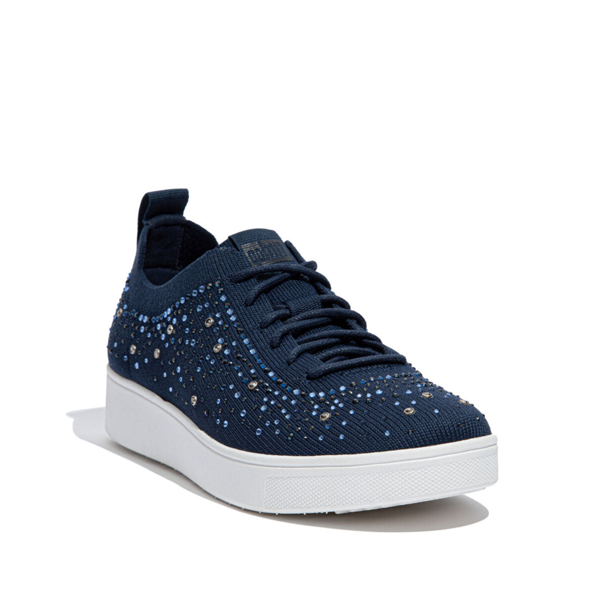 Fit Flop Rally Ombre Crystal Knit Sneakers Midnight Navy ראלי אומברה קריסטל סניקרס כחול