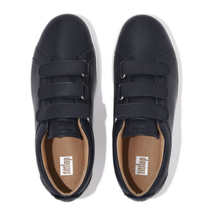 Fit Flop Rally Quick Stick Leather Sneakers Midnight Navy נעלי פיט פלופ