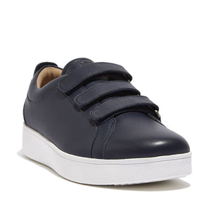 Fit Flop Rally Quick Stick Leather Sneakers Midnight Navy נעלי פיט פלופ