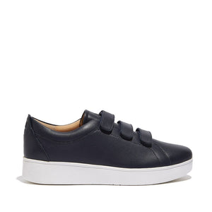 Fit Flop Rally Quick Stick Leather Sneakers Midnight Navy נעלי פיט פלופ