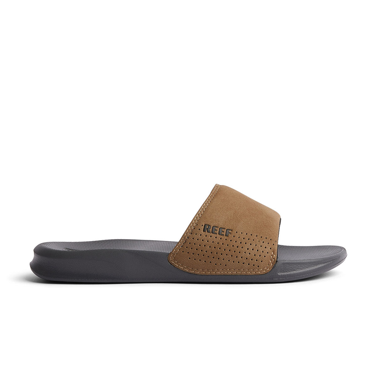 ריף כפכפי גברים Reef One Slide Grey Tan