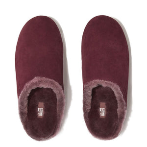 Fit Flop Chrissie Shearling Plummy כפכפי פיט פלופ פרווה