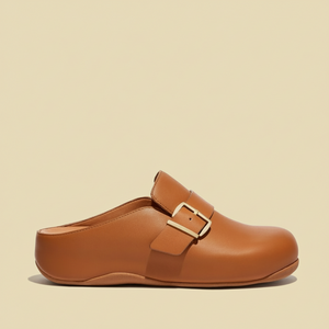 Fit Flop Shuv Buckle-Strap Light Tan כפכפי פיט פלופ