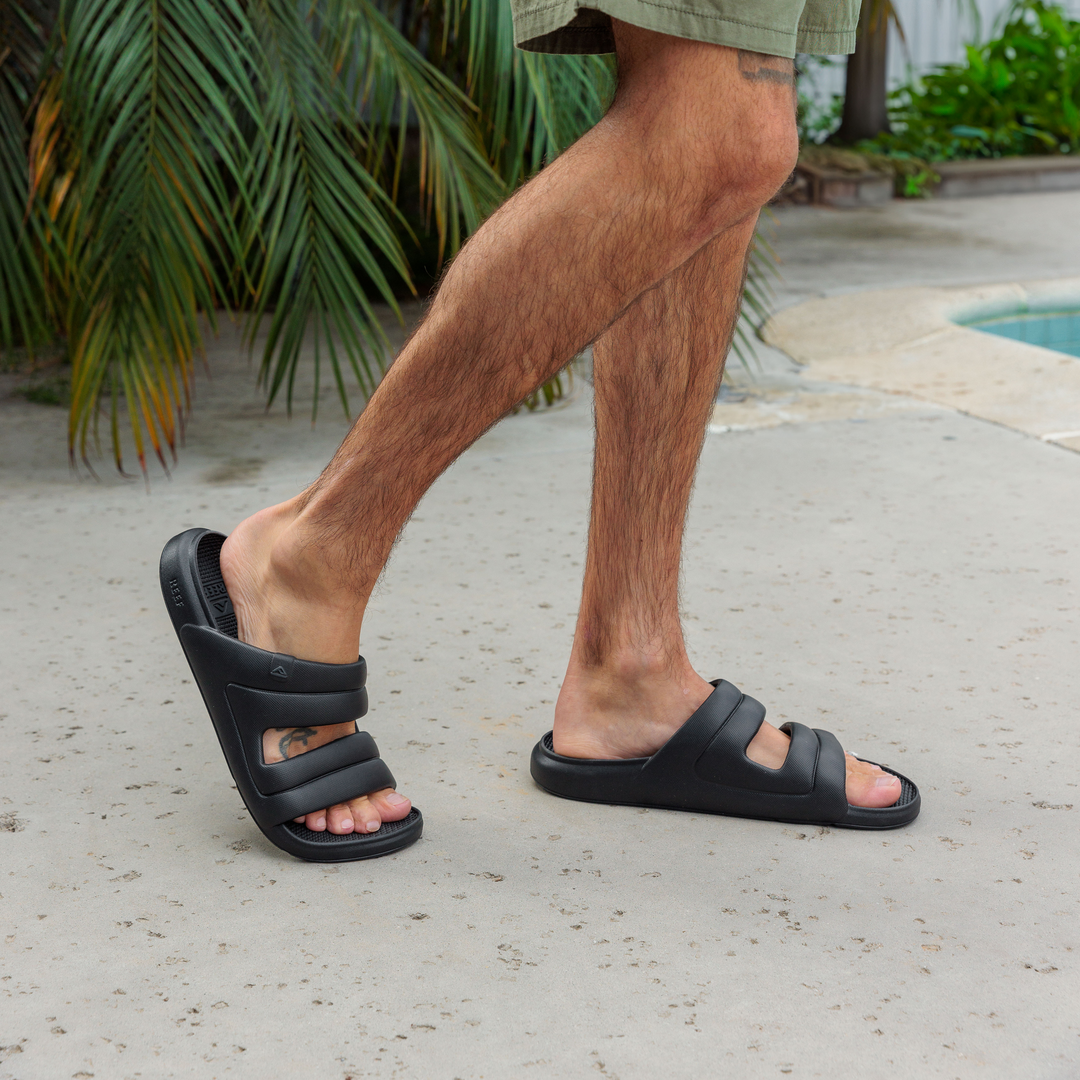 Reef Oasis Two-Bar Black כפכפי גברים ריף