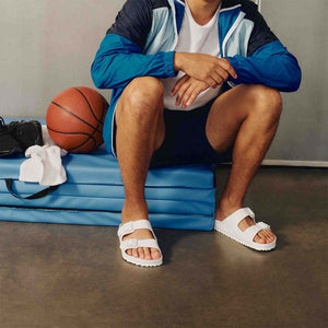 בירקנשטוק כפכפים לגברים לבן Birkenstock Arizona EVA White