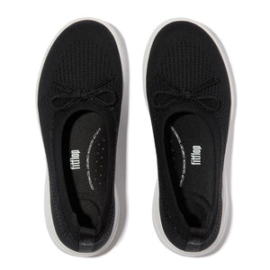 Fit Flop Super-Q Bow Crystal Trim Ballet Flats סניקרס פיט פלופ לנשים