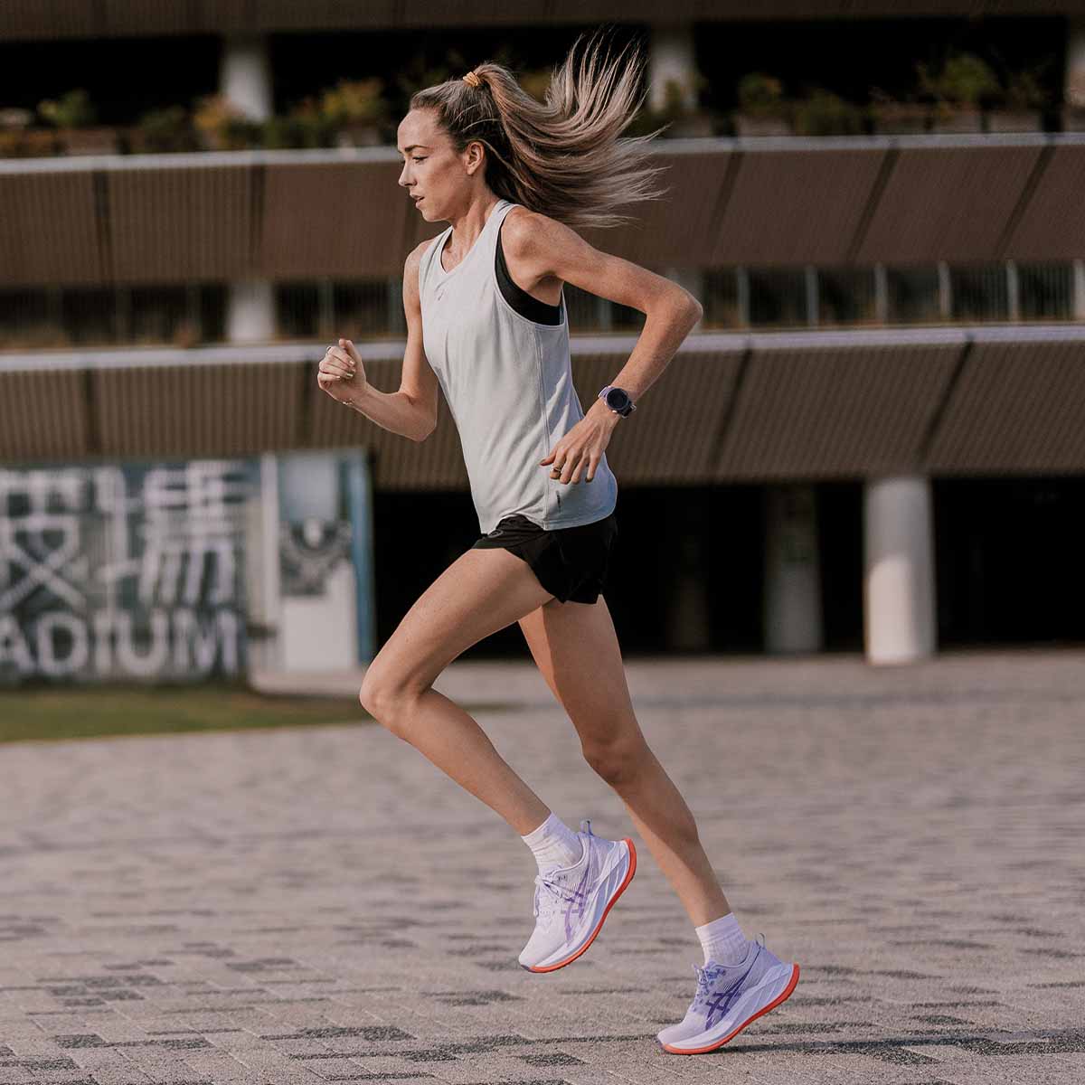 Asics Superblast 2 Unisex Blue Fade Edo Purple נעלי ריצה סופר בלאסט 2 יוניסקס