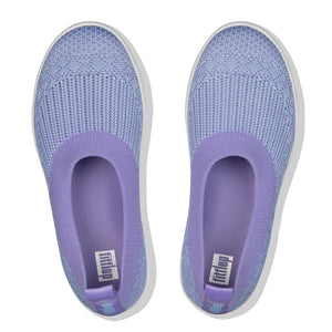 Fit Flop Uberknit Slip On Ballerina Frosted Lavender Mix נעלי פיט פלופ