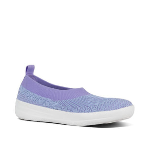 Fit Flop Uberknit Slip On Ballerina Frosted Lavender Mix נעלי פיט פלופ