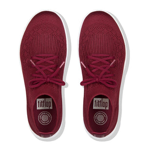 Fit Flop Uberknit Slip-On High Top Sneaker Berry נעלי פיט פלופ