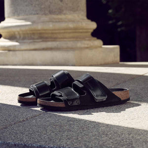 Birkenstock Uji Black כפכפי בירקנשטוק אוג'י שחור לנשים