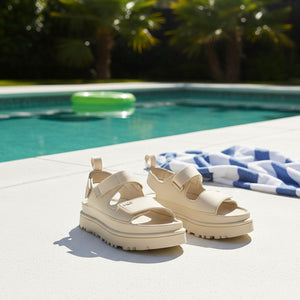 UGG GoldenGlow Sea Salt סנדלי גולדנגלואו לנשים