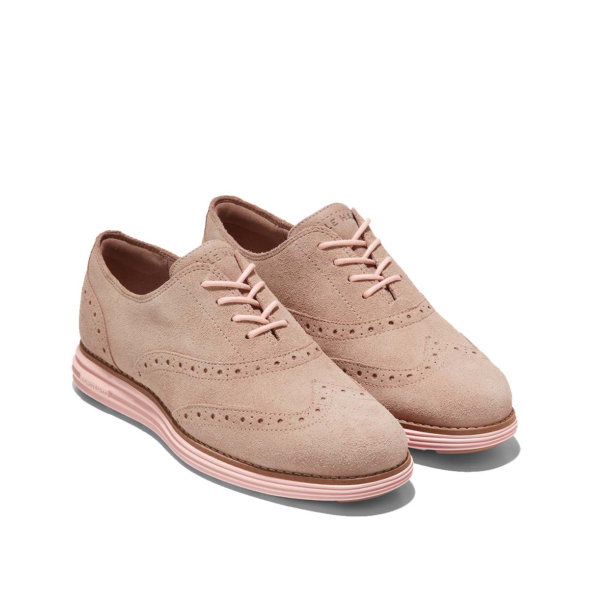 Cole Haan Originalgrand Shortwing Oxford Cremini Seashell Pink סניקרס קול האן לנשים