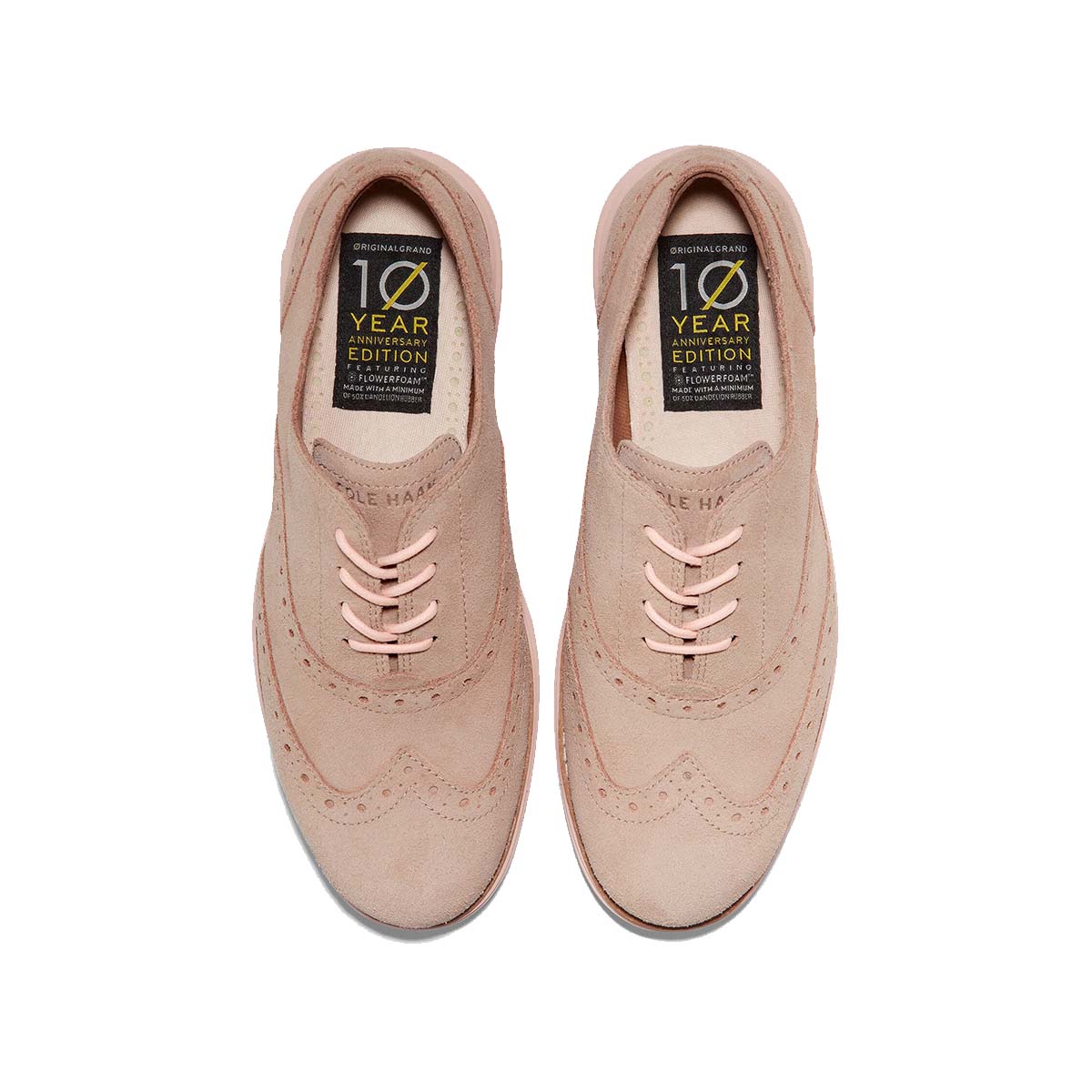 Cole Haan Originalgrand Shortwing Oxford Cremini Seashell Pink סניקרס קול האן לנשים