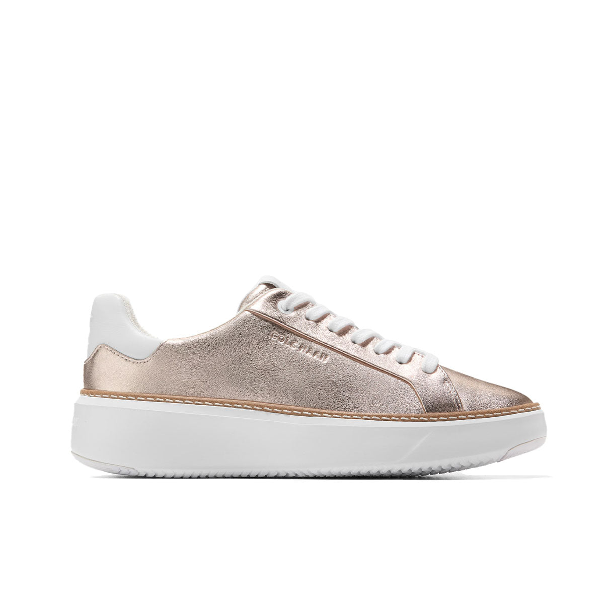 Cole Haan Grandpro Topspin Sneaker Rose Gold Metallic סניקרס קול האן לנשים