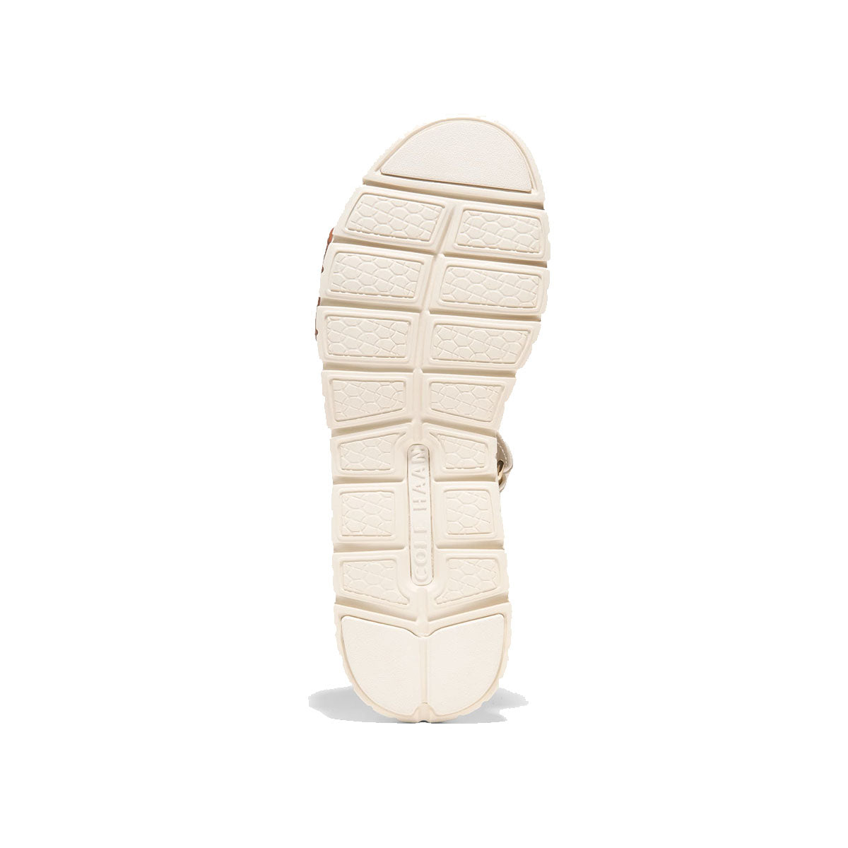 Cole Haan Zerogrand Ankle Strap Sandals Dk Cuoio Ivory Croc Print Ivory סנדלי קול האן לנשים