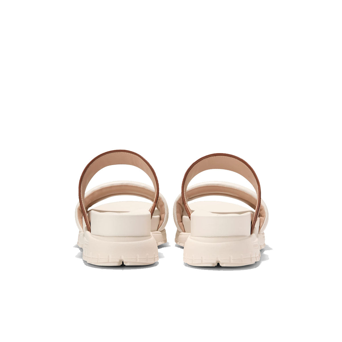 Cole Haan Zerogrand Double Band Slide Sandals k Cuoio Croc Print Gold Metallic Ivory כפכפי קול האן לנשים