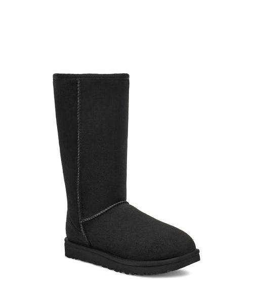 UGG Classic Tall II Black מגפי נשים קלאסיק גבוה שחור