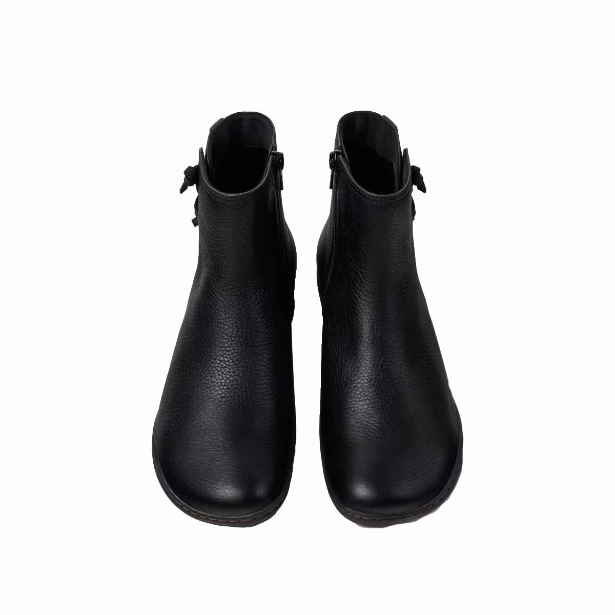 Camper Peu Black Leather Boots for Women מגפי קמפר לנשים