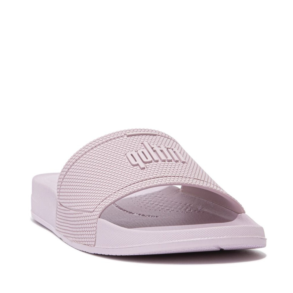 Fit Flop Iqushion Slides Soft Lilac כפכפי פיט פלופ