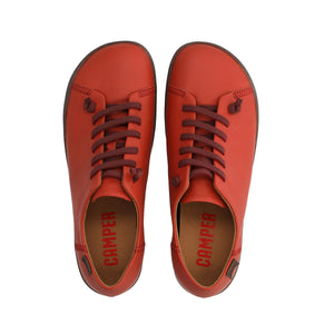 Camper Peu Red leather shoes for men נעלי קמפר לגברים