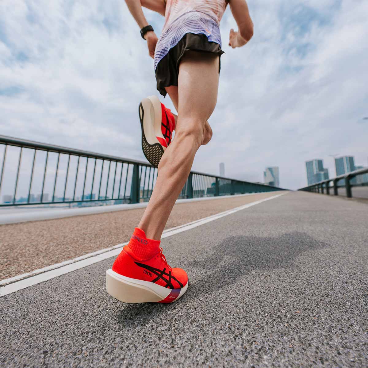 Asics  Metaspeed Edge 4 Unisex Flash Red Black נעלי ריצה מטה ספיד אדג' 4 יוניסקס