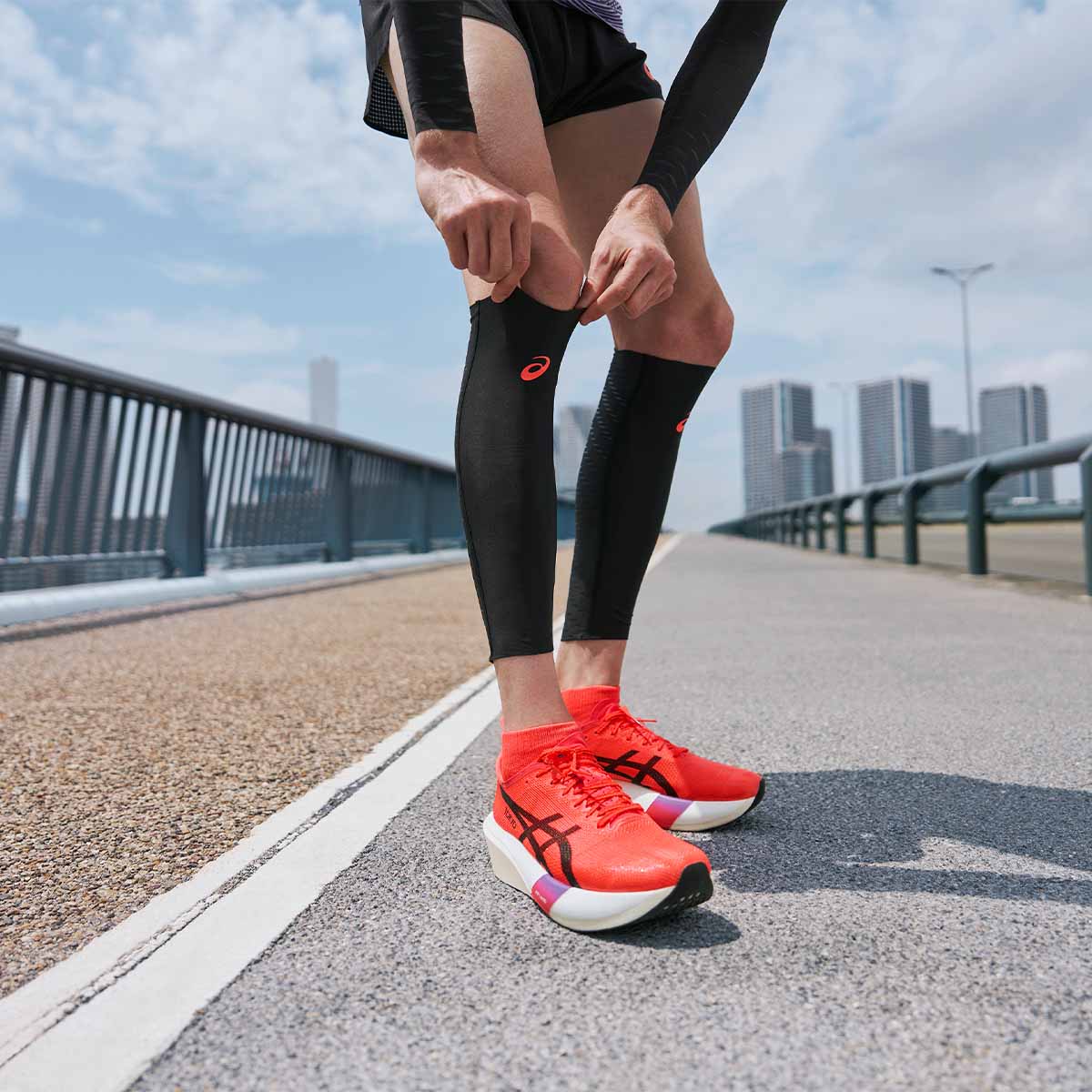 Asics  Metaspeed Edge 4 Unisex Flash Red Black נעלי ריצה מטה ספיד אדג' 4 יוניסקס