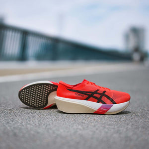 Asics  Metaspeed Edge 4 Unisex Flash Red Black נעלי ריצה מטה ספיד אדג' 4 יוניסקס