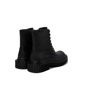 Camper Pix Berlin Black Nubuck Mid Boots for Women מגפי קמפר פיקס לנשים