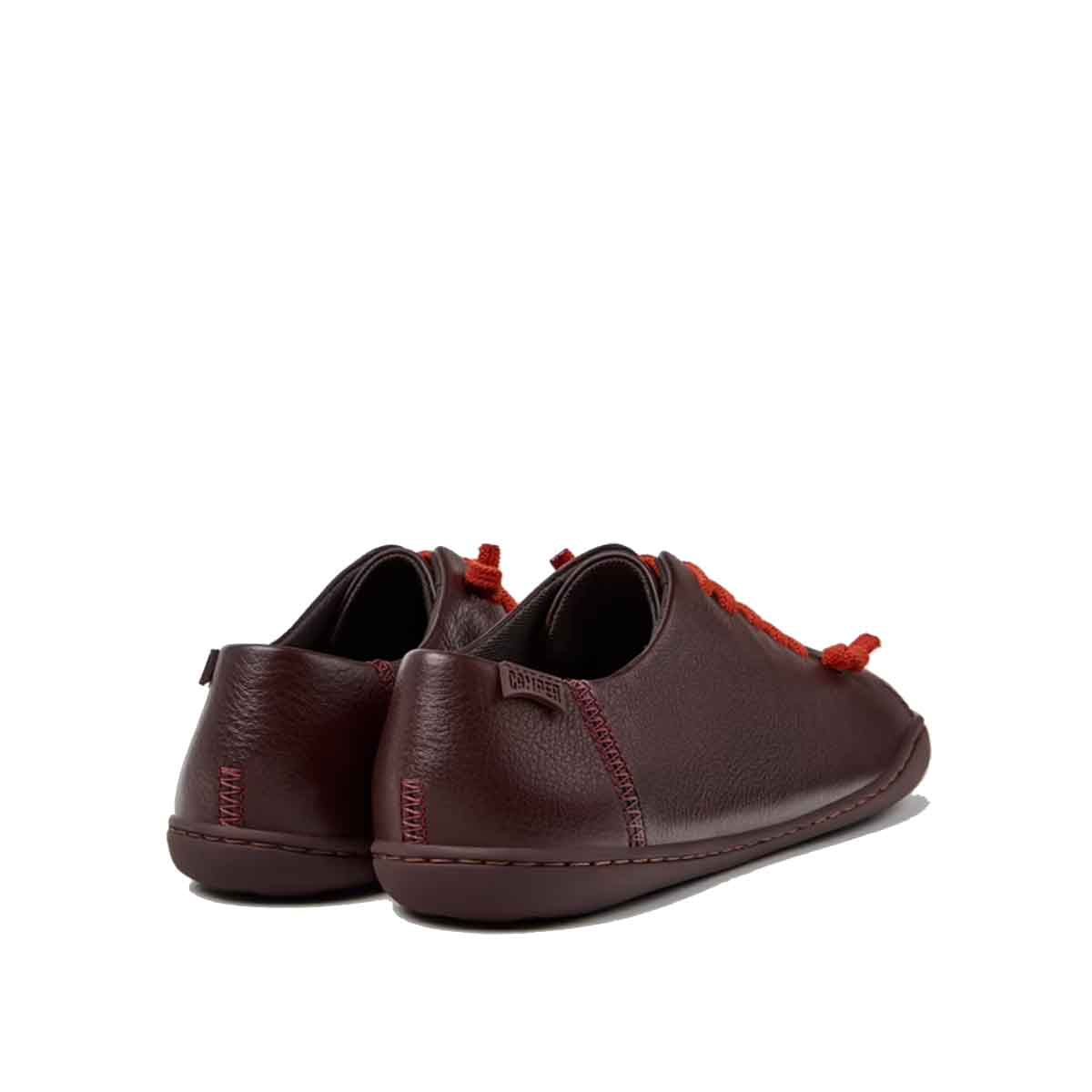 Camper Peu Burgundy Leather Shoes for Women סניקרס קמפר לנשים