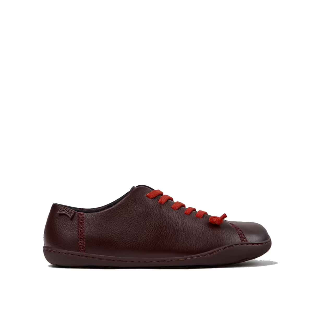 Camper Peu Burgundy Leather Shoes for Women סניקרס קמפר לנשים
