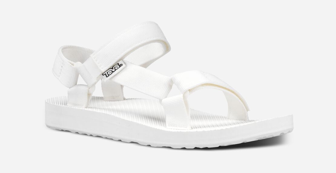 Teva Original Universal Bright White סנדלי נשים אוריגינל יוניברסל לבן