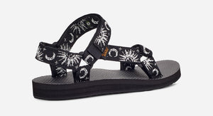 Teva Original Universal Sun And Moon Black White סנדלי נשים