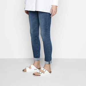 בירקנשטוק כפכפי נשים אריזונה לק לבן Birkenstock Arizona Patent White (4520721285194)