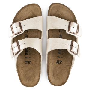 בירקנשטוק כפכפי נשים אריזונה פרל לבן Birkenstock Arizona Pearl White (4537491980362)