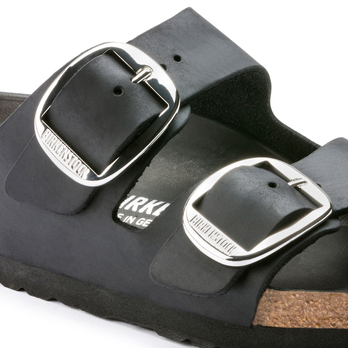 בירקנשטוק כפכפי נשים אריזונה אבזם שחור Birkenstock Arizona Black Big Buckel