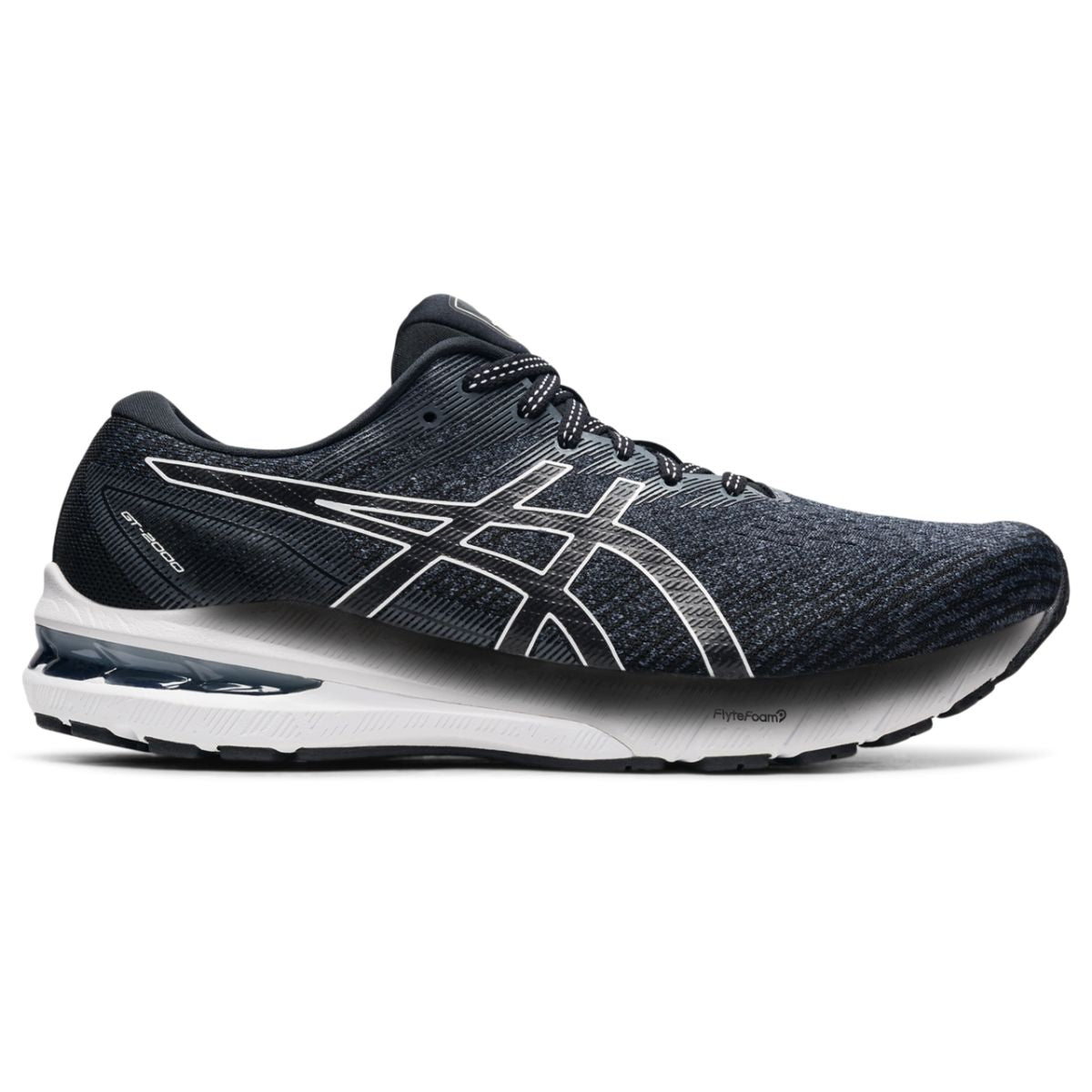 Asics GT 2000 10 Men Black White 2E נעלי אסיקס ג'י טי גברים רחבות