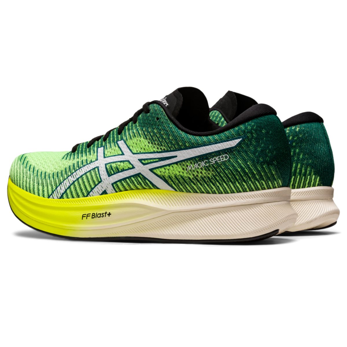 Asics Magic Speed 2 Men Safety Yellow White נעלי אסיקס מג'יק ספיד גברים