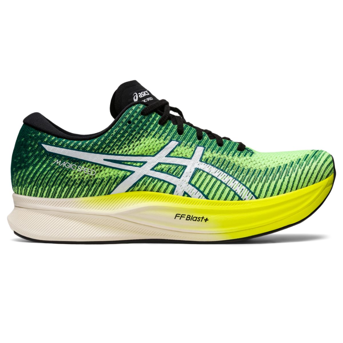Asics Magic Speed 2 Men Safety Yellow White נעלי אסיקס מג'יק ספיד גברים