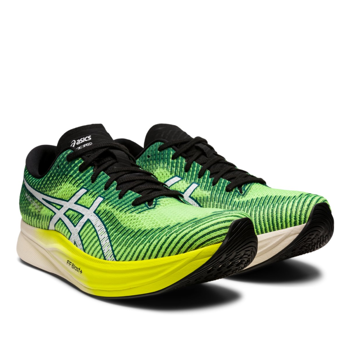 Asics Magic Speed 2 Men Safety Yellow White נעלי אסיקס מג'יק ספיד גברים