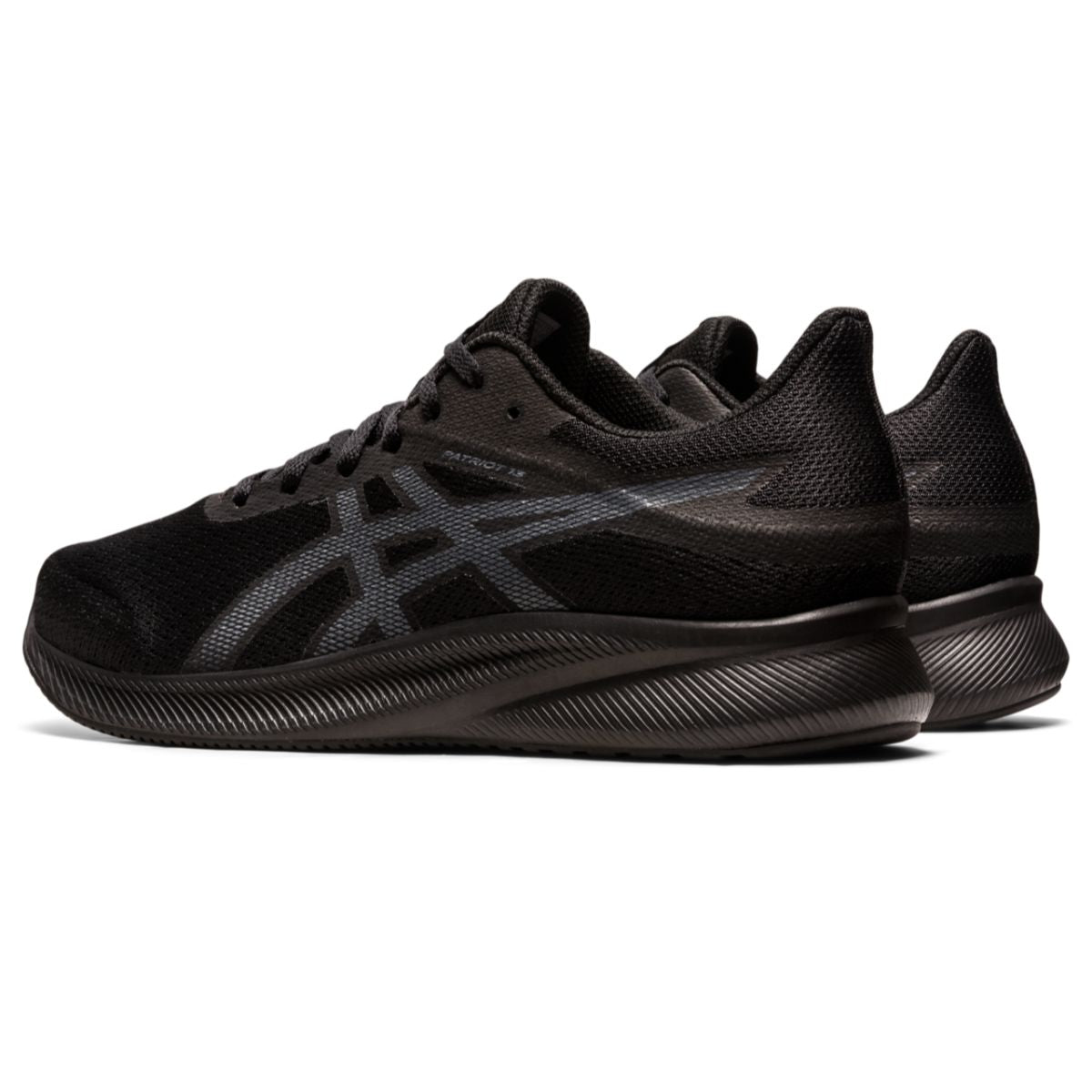 Asics Patriot 13 Men Black Carrier Grey נעלי אסיקס פטריוט גברים