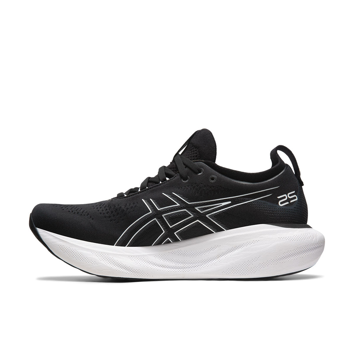 Asics Gel Nimbus 25 Men Black Silver נעלי אסיקס נימבוס לגברים