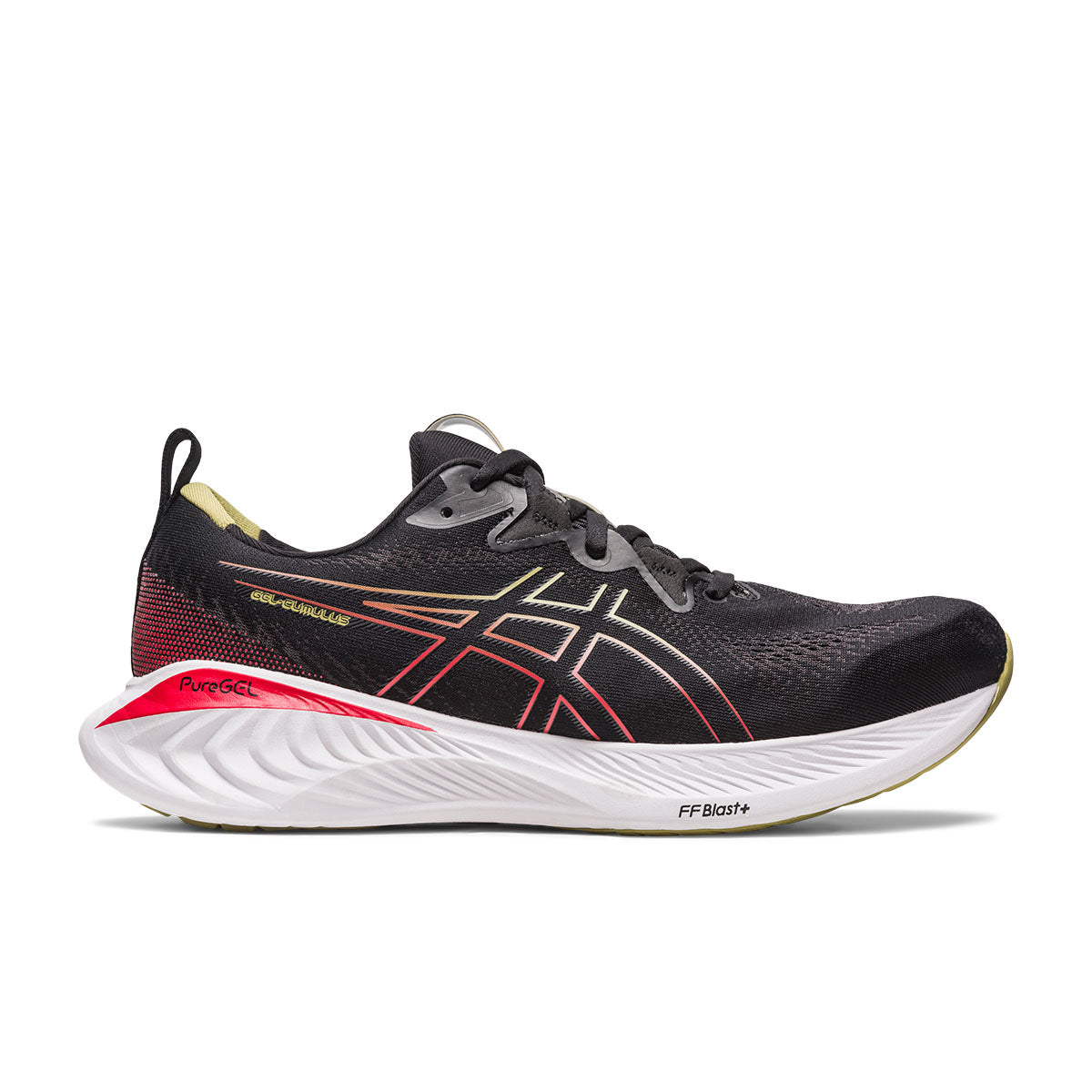 Asics Gel Cumulus 25 Men Black Red נעלי אסיקס קומולוס לגברים