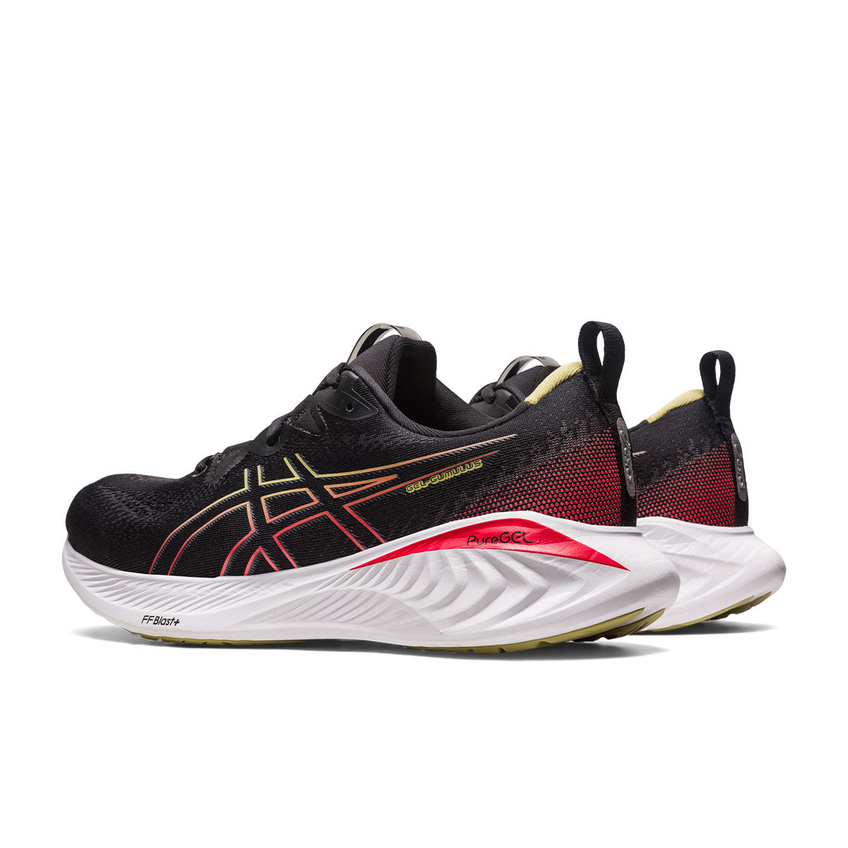 Asics Gel Cumulus 25 Men Black Red נעלי אסיקס קומולוס לגברים
