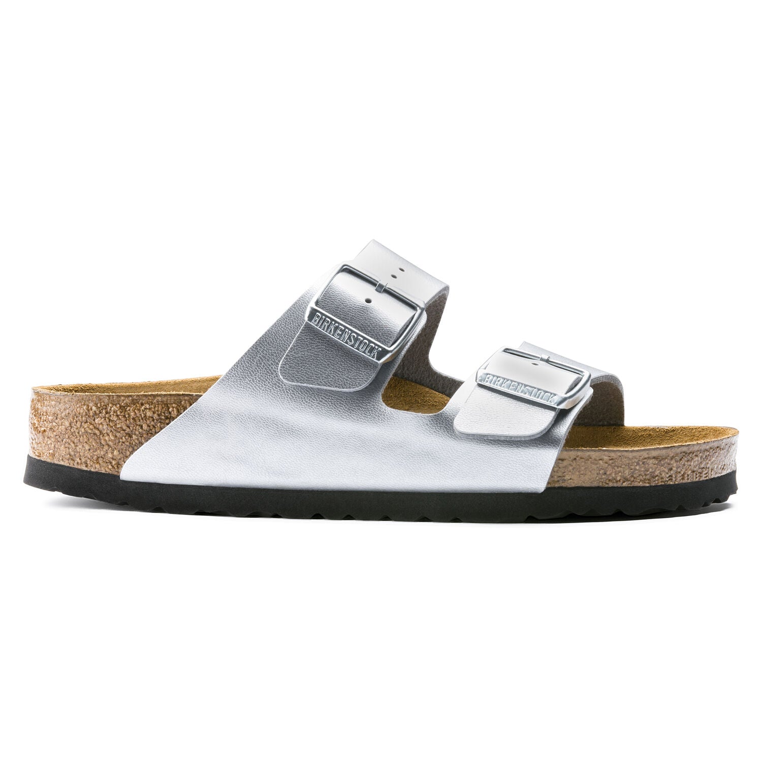 Birkenstock Arizona BF Silver כפכפי בירנשטוק לנשים אריזונה סילבר